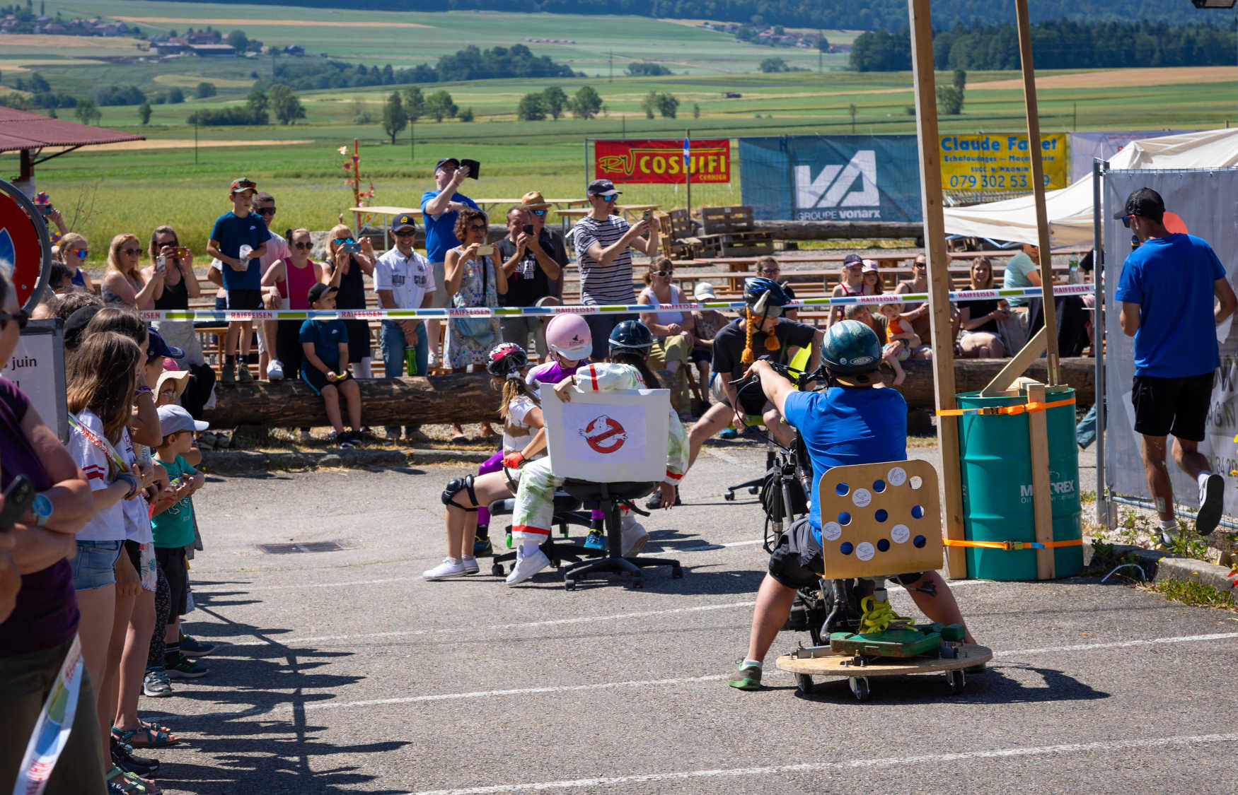 Course de tracteur à pédales